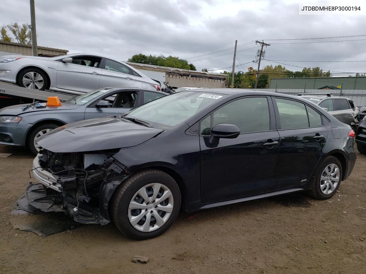 2023 Toyota Corolla Le VIN: JTDBDMHE8P3000194 Lot: 72237424