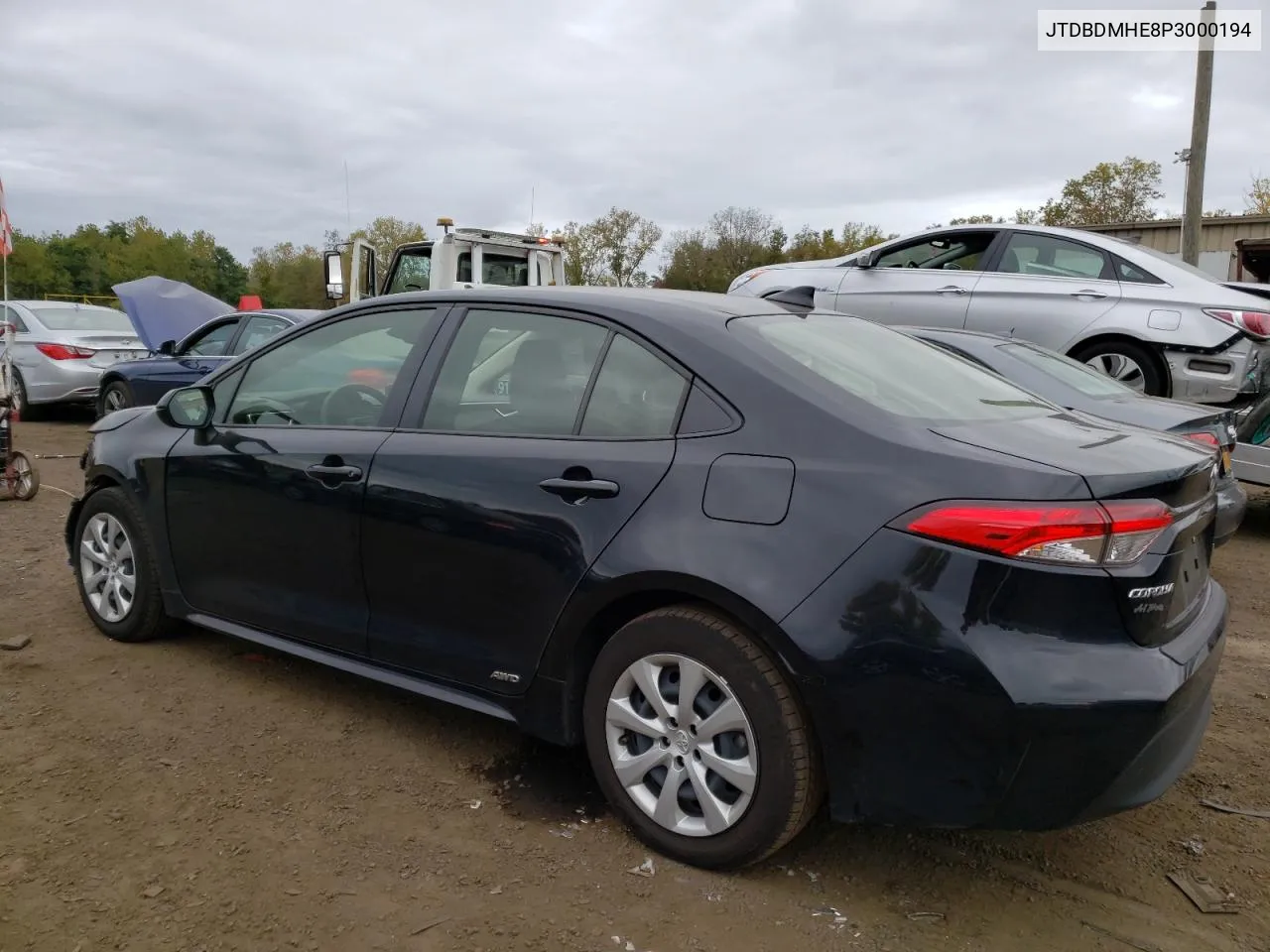 2023 Toyota Corolla Le VIN: JTDBDMHE8P3000194 Lot: 72237424