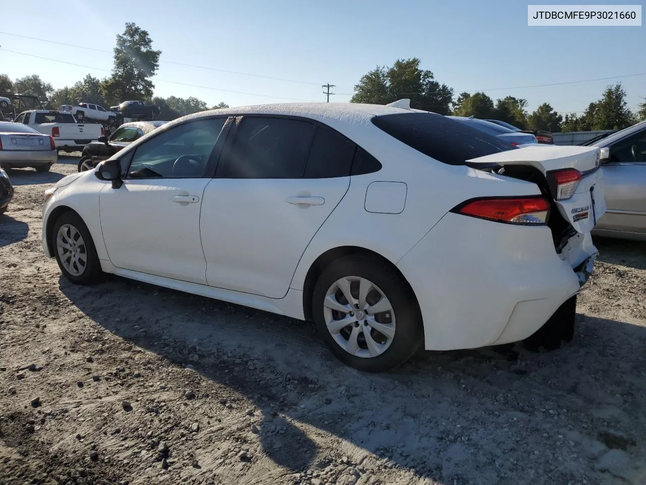 2023 Toyota Corolla Le VIN: JTDBCMFE9P3021660 Lot: 72402334