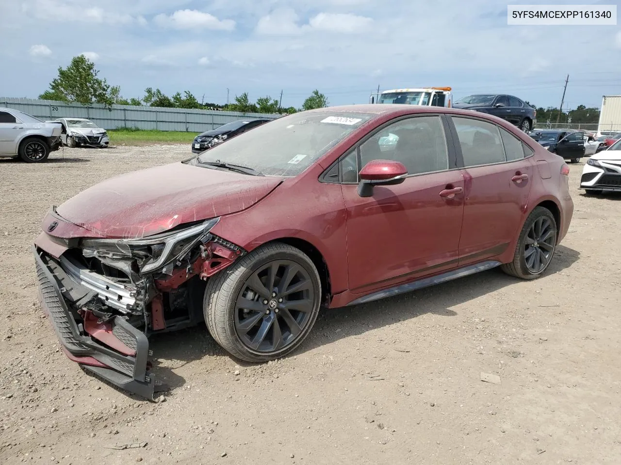 2023 Toyota Corolla Se VIN: 5YFS4MCEXPP161340 Lot: 72652634