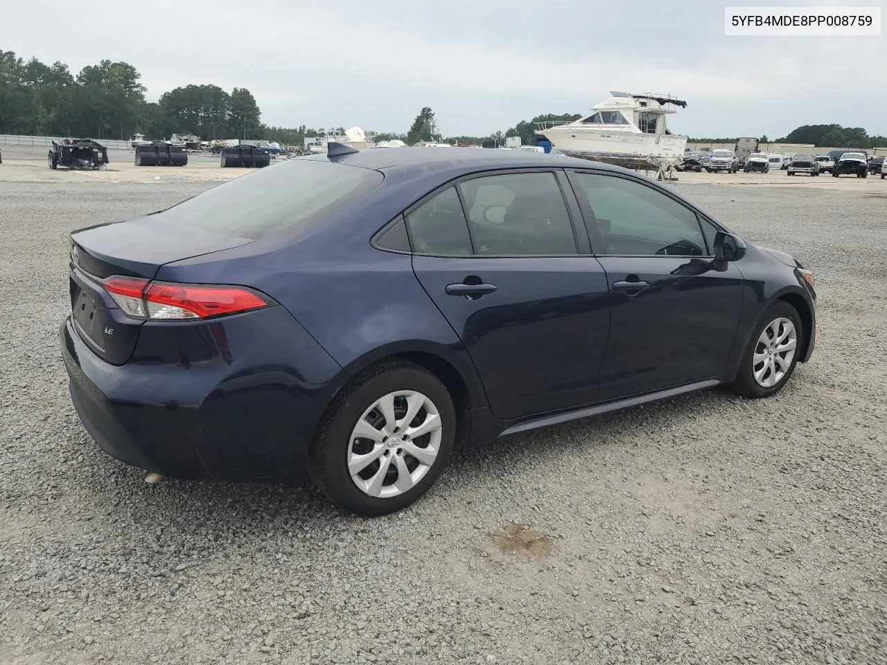 2023 Toyota Corolla Le VIN: 5YFB4MDE8PP008759 Lot: 72902774