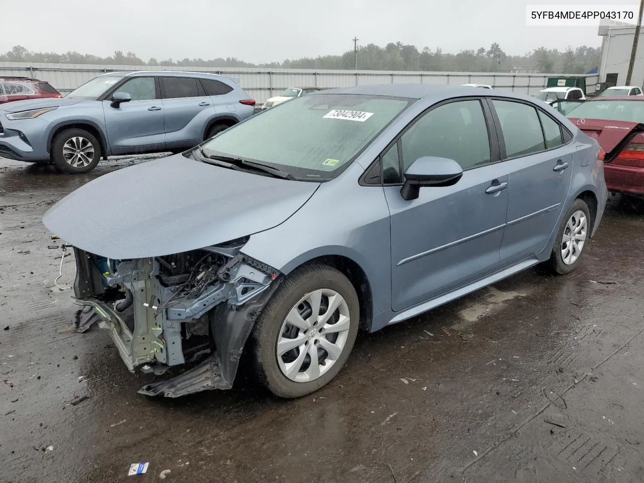 2023 Toyota Corolla Le VIN: 5YFB4MDE4PP043170 Lot: 73042904