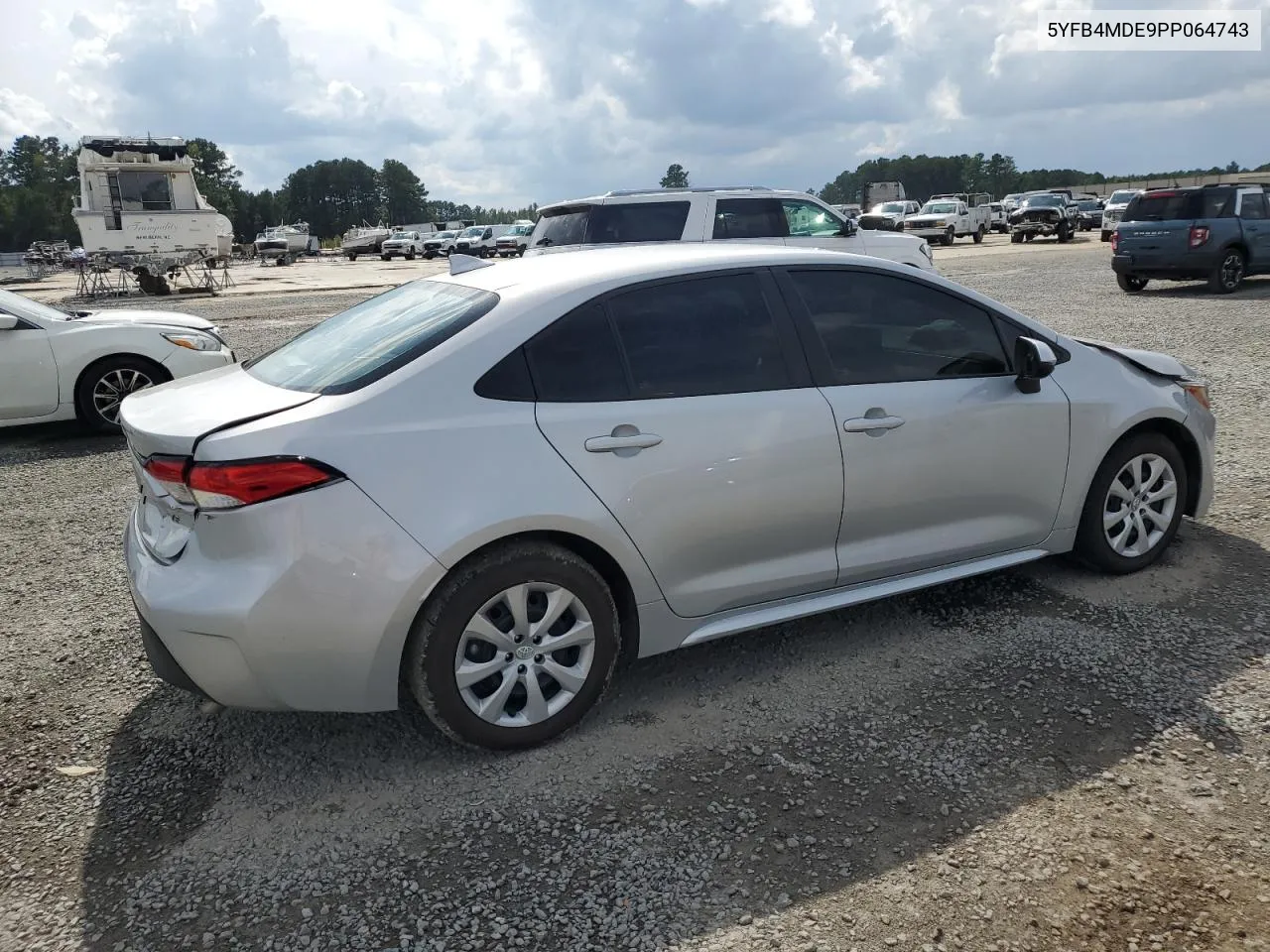 2023 Toyota Corolla Le VIN: 5YFB4MDE9PP064743 Lot: 73086554