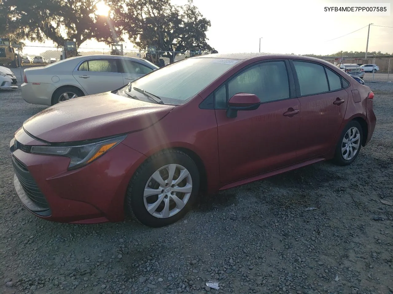 2023 Toyota Corolla Le VIN: 5YFB4MDE7PP007585 Lot: 73682854