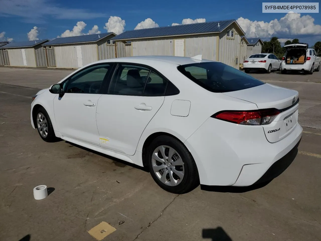 2023 Toyota Corolla Le VIN: 5YFB4MDE4PP078985 Lot: 73865384