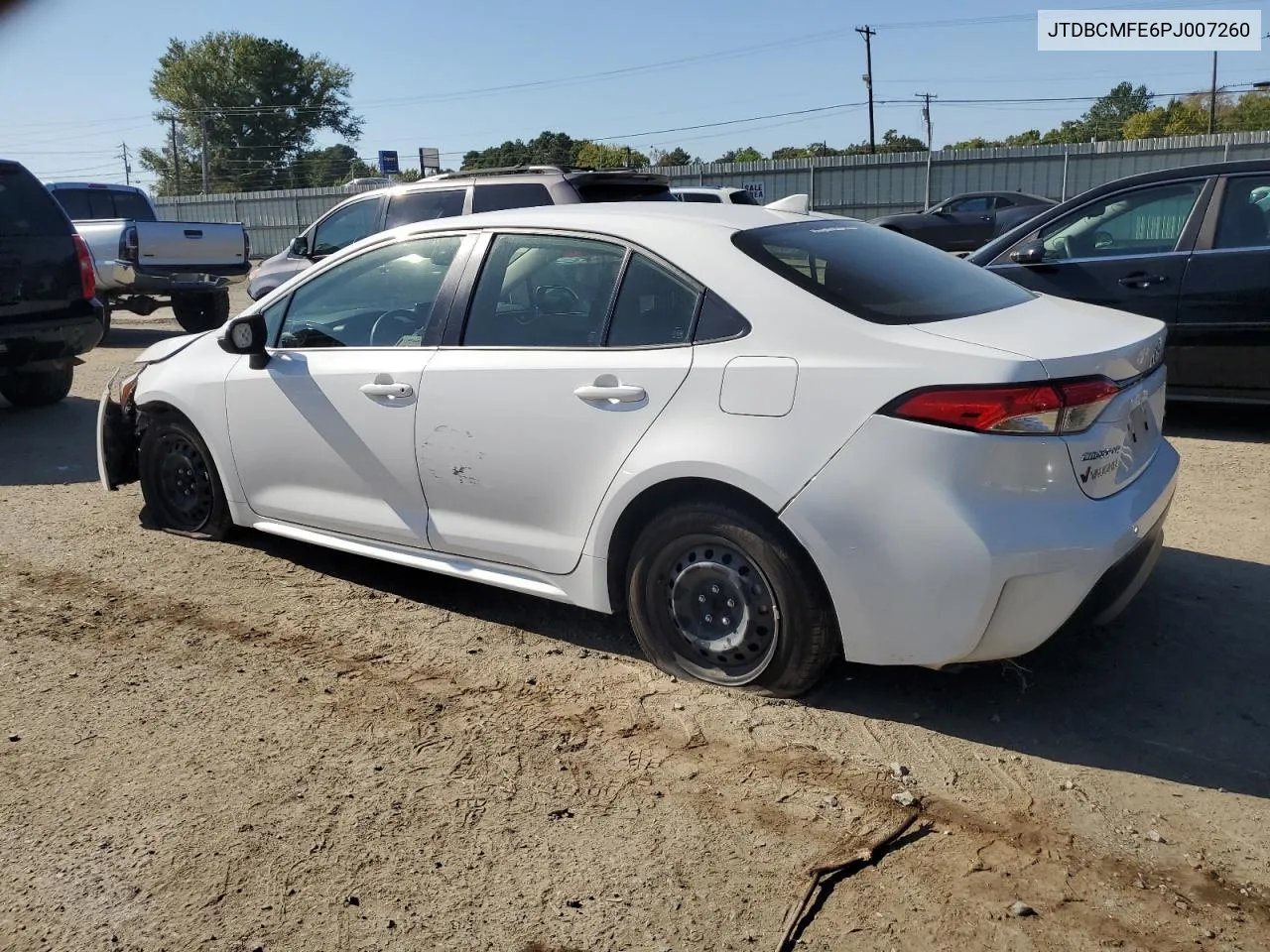 2023 Toyota Corolla Le VIN: JTDBCMFE6PJ007260 Lot: 73937344