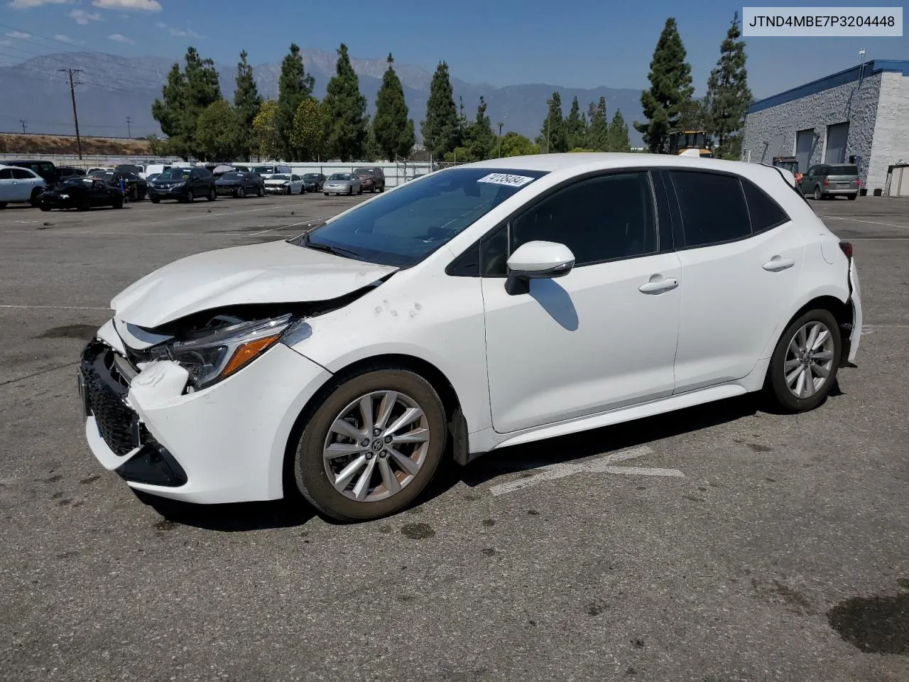 2023 Toyota Corolla Se VIN: JTND4MBE7P3204448 Lot: 74135484