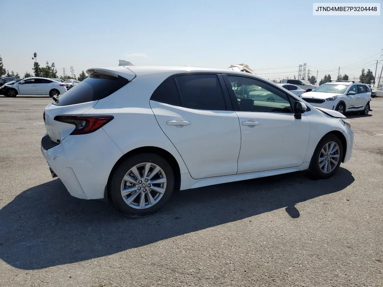 2023 Toyota Corolla Se VIN: JTND4MBE7P3204448 Lot: 74135484