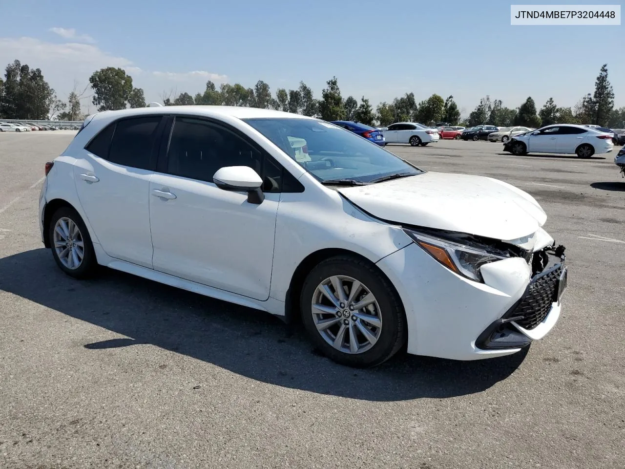 2023 Toyota Corolla Se VIN: JTND4MBE7P3204448 Lot: 74135484