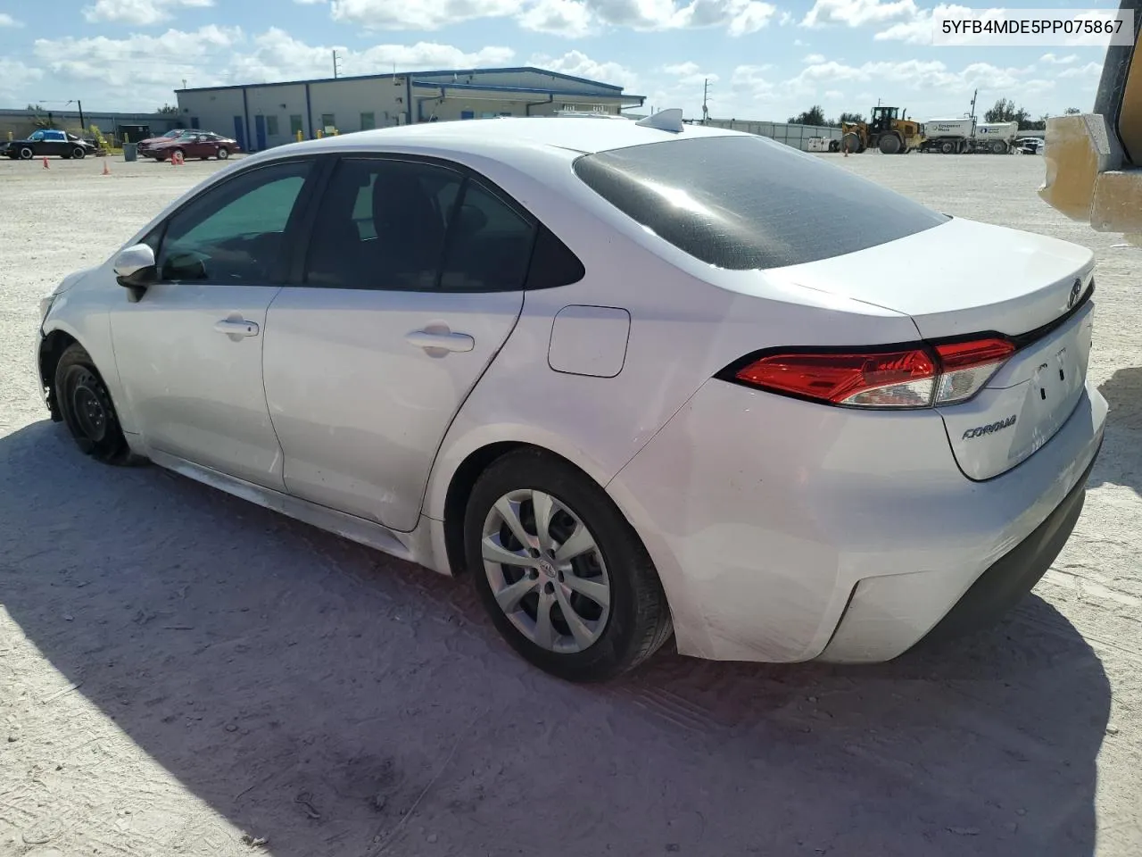 2023 Toyota Corolla Le VIN: 5YFB4MDE5PP075867 Lot: 75465674