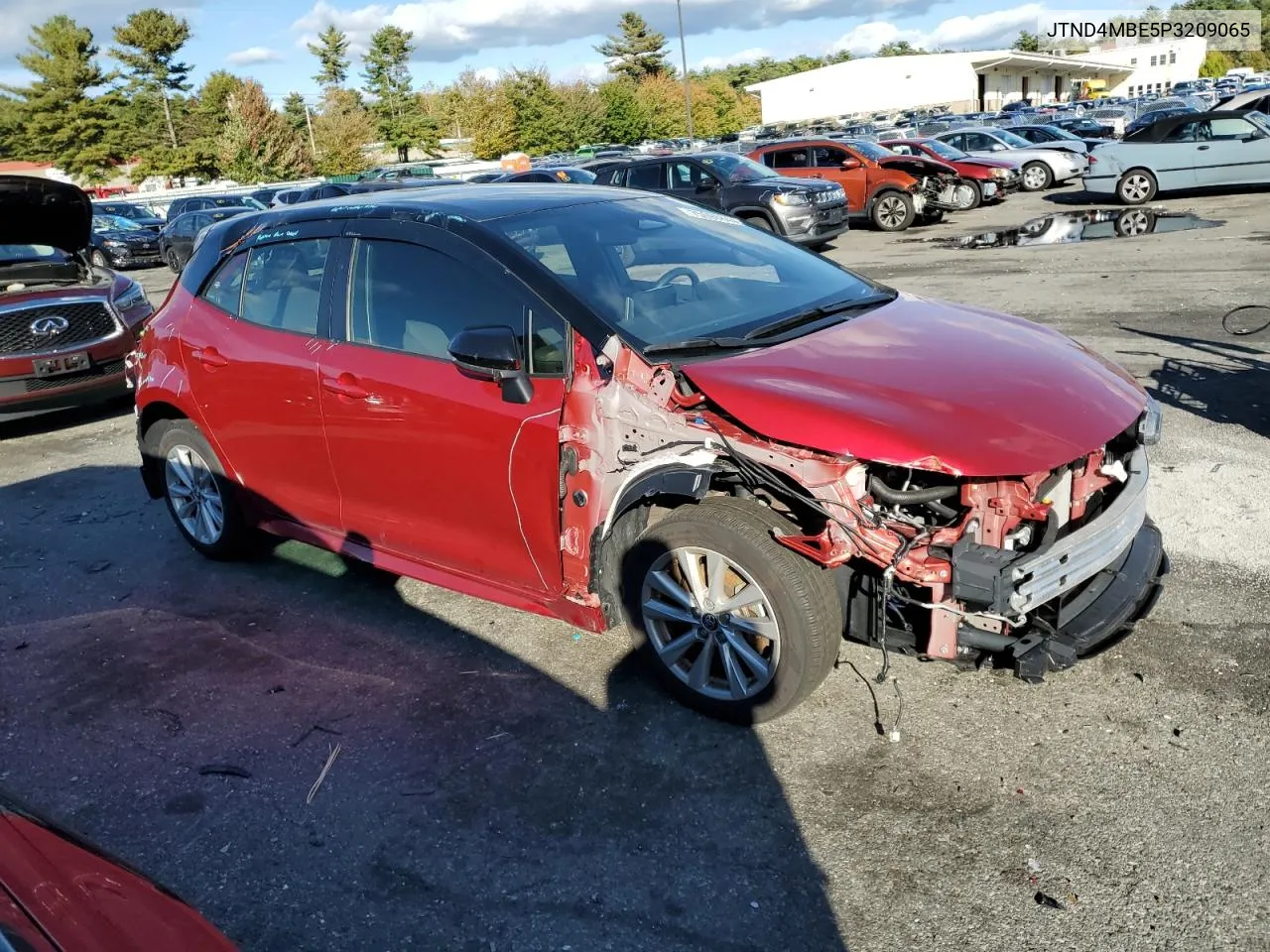 2023 Toyota Corolla Se VIN: JTND4MBE5P3209065 Lot: 75696844