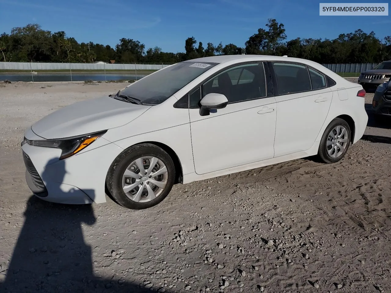 2023 Toyota Corolla Le VIN: 5YFB4MDE6PP003320 Lot: 76195794