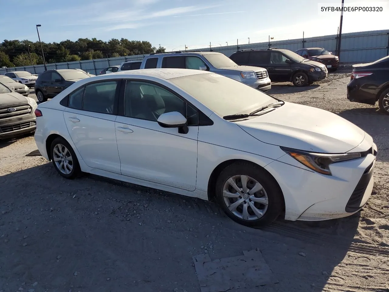 2023 Toyota Corolla Le VIN: 5YFB4MDE6PP003320 Lot: 76195794