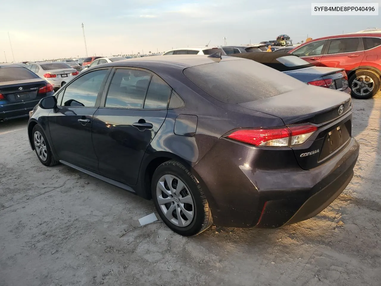 2023 Toyota Corolla Le VIN: 5YFB4MDE8PP040496 Lot: 76264504