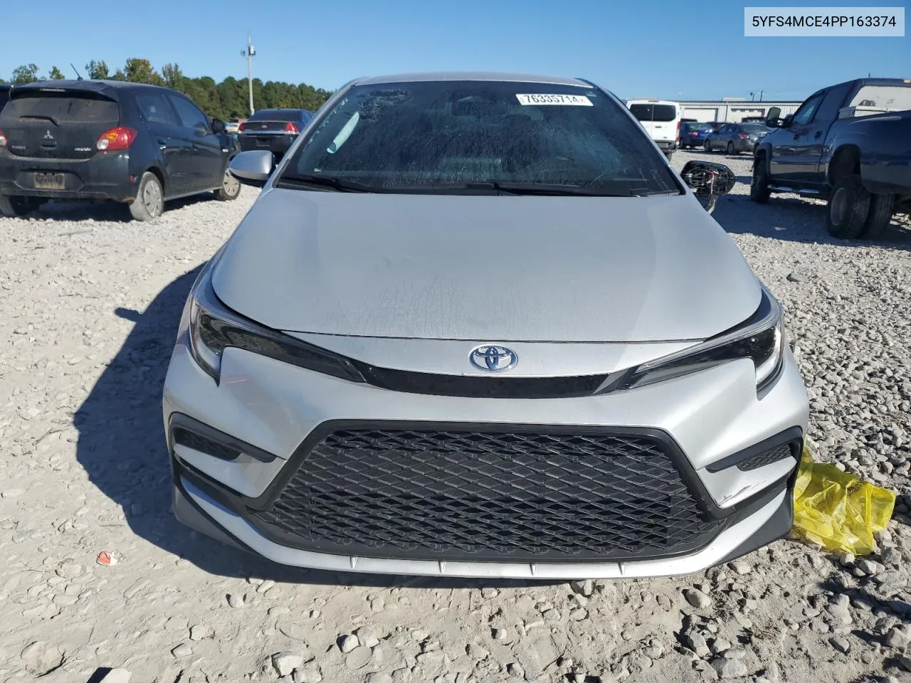 2023 Toyota Corolla Se VIN: 5YFS4MCE4PP163374 Lot: 76335714