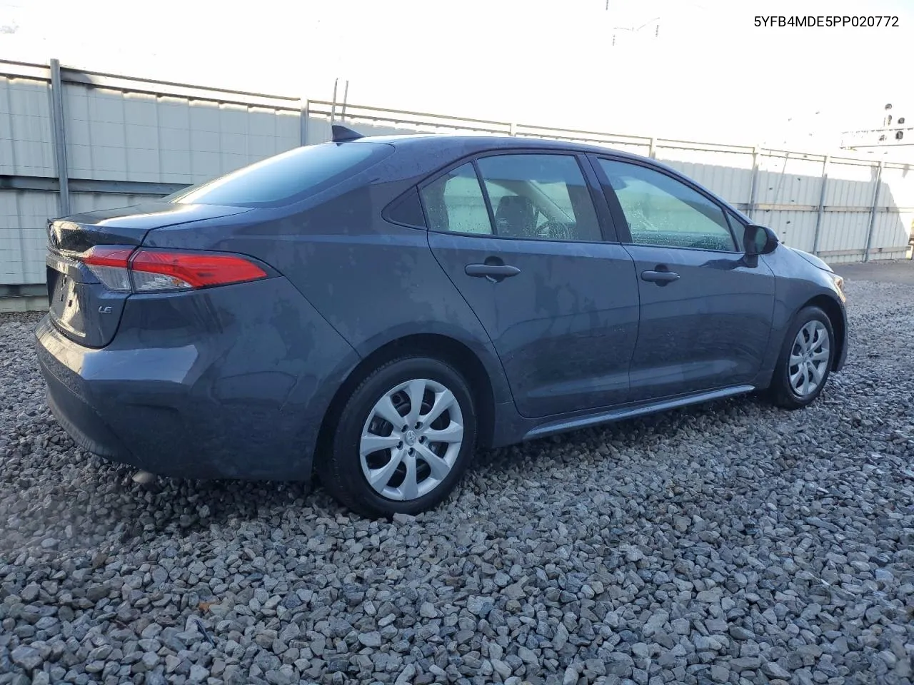 2023 Toyota Corolla Le VIN: 5YFB4MDE5PP020772 Lot: 76767854