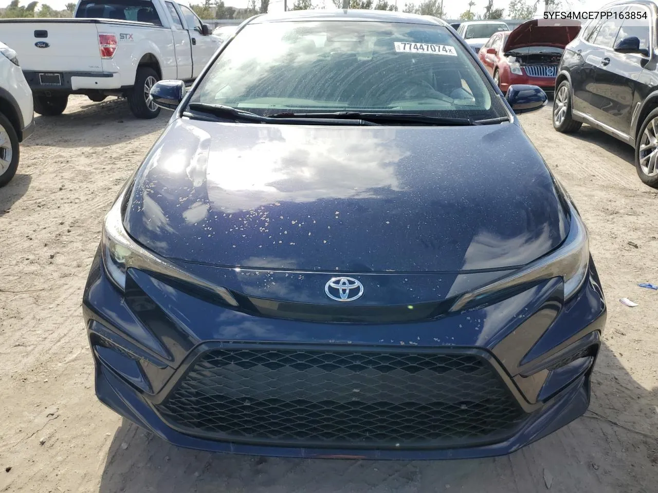 2023 Toyota Corolla Se VIN: 5YFS4MCE7PP163854 Lot: 77447074