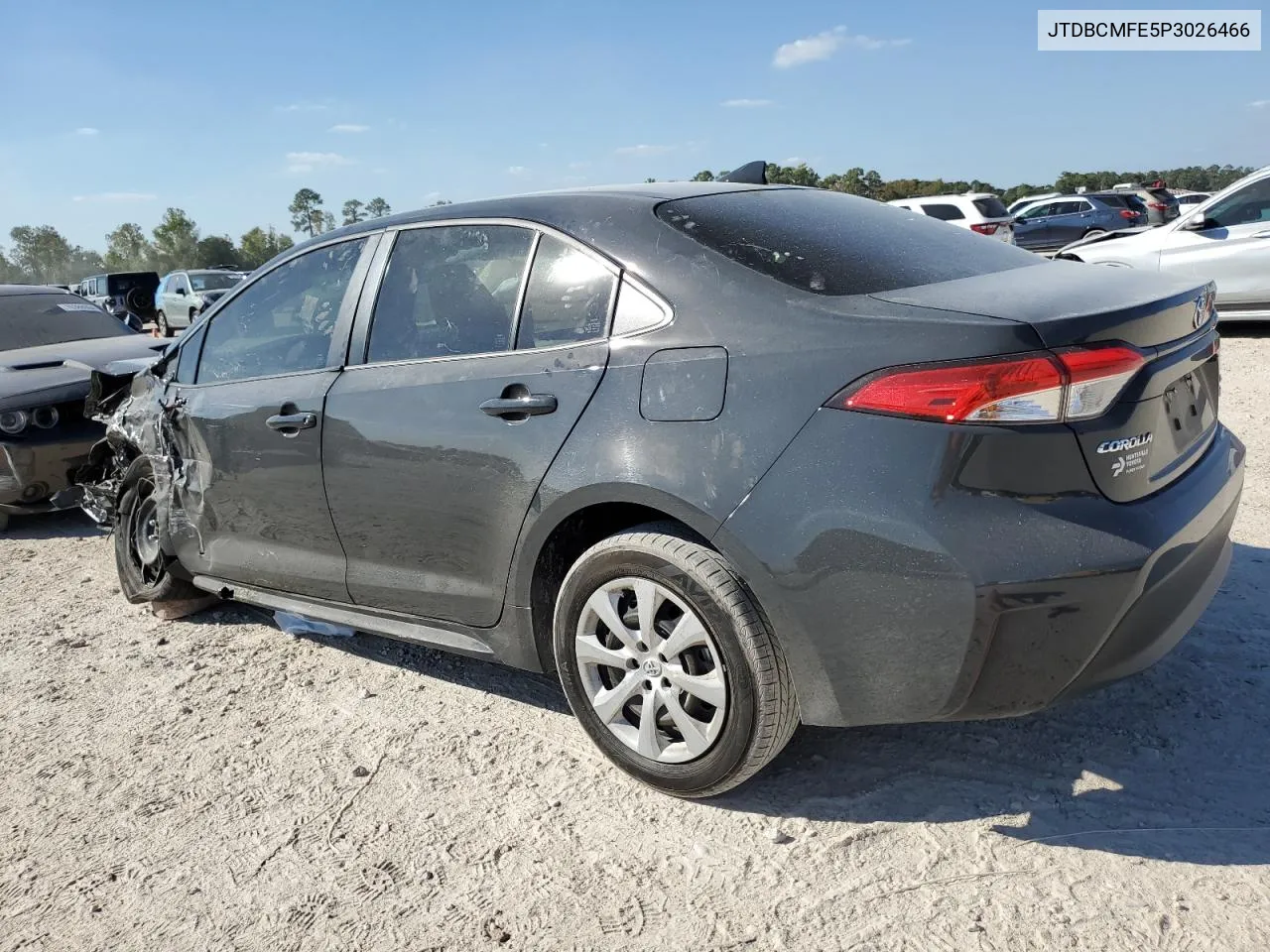 2023 Toyota Corolla Le VIN: JTDBCMFE5P3026466 Lot: 77625334