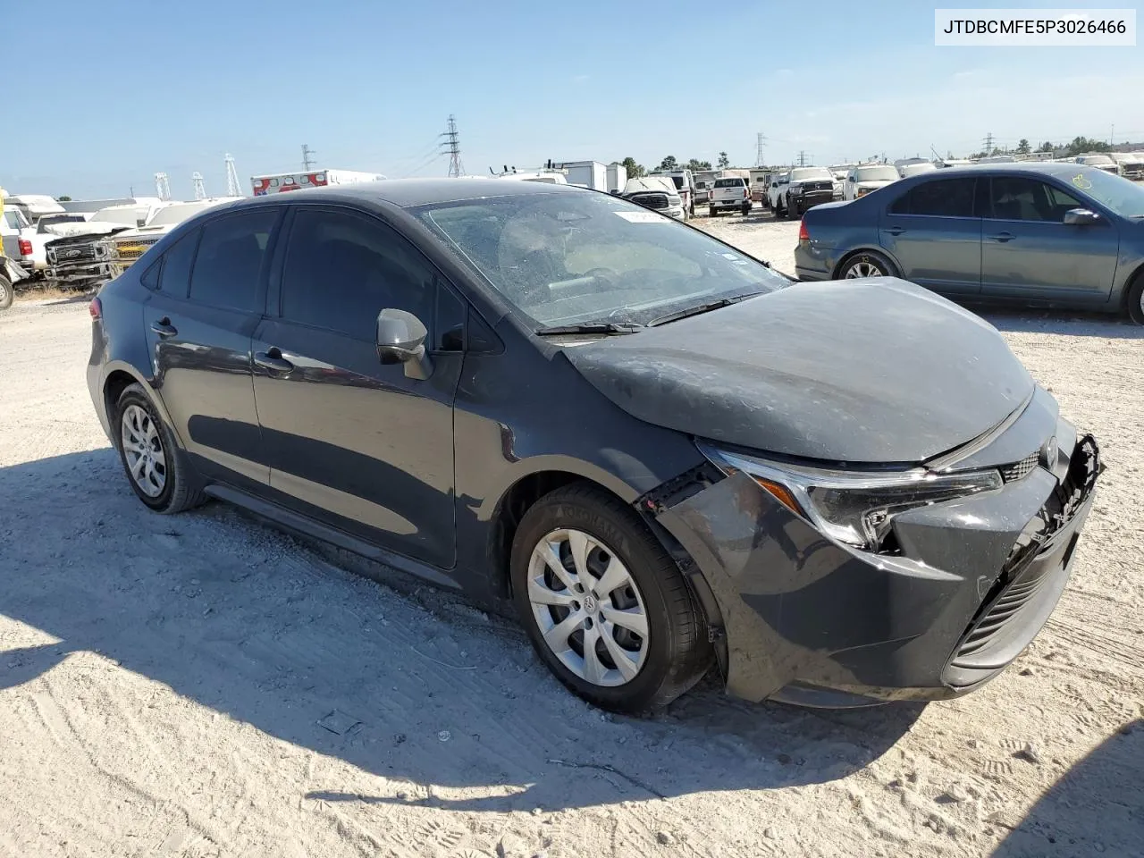 2023 Toyota Corolla Le VIN: JTDBCMFE5P3026466 Lot: 77625334