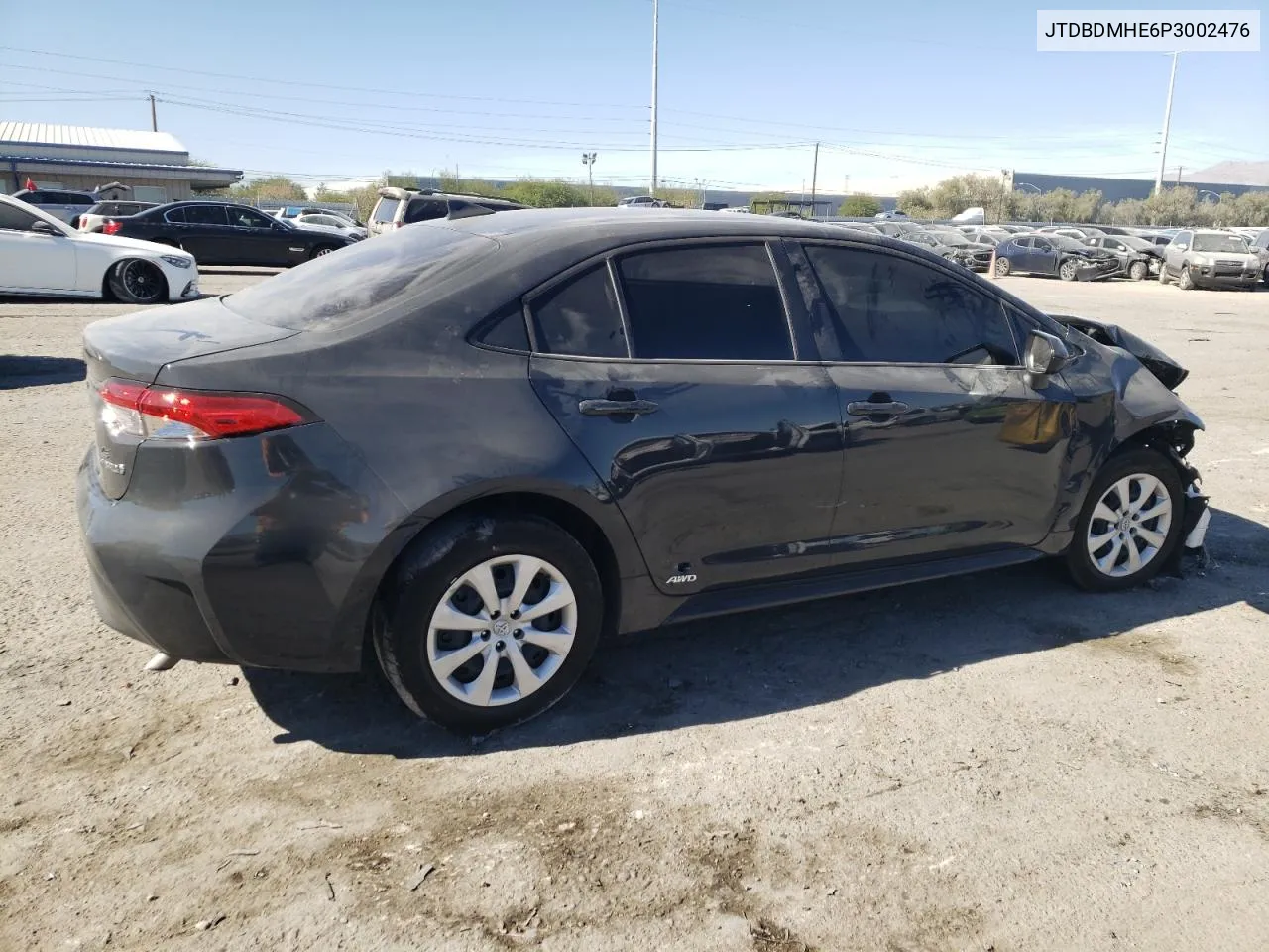 2023 Toyota Corolla Le VIN: JTDBDMHE6P3002476 Lot: 77819644