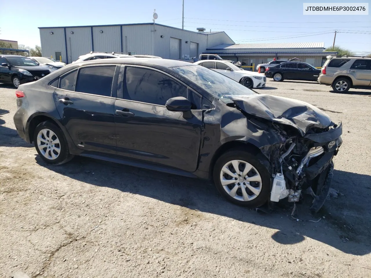 2023 Toyota Corolla Le VIN: JTDBDMHE6P3002476 Lot: 77819644