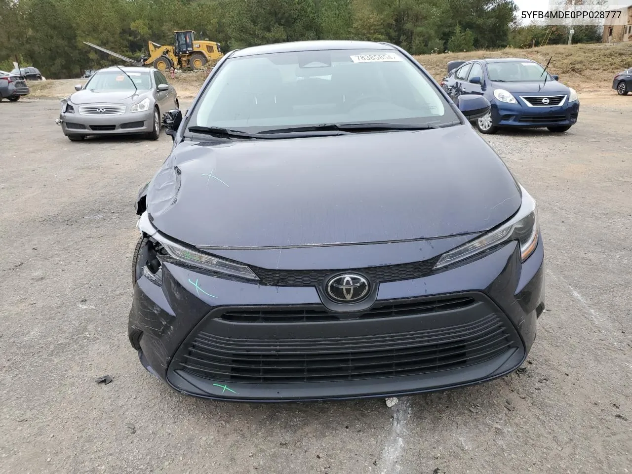 2023 Toyota Corolla Le VIN: 5YFB4MDE0PP028777 Lot: 78385854