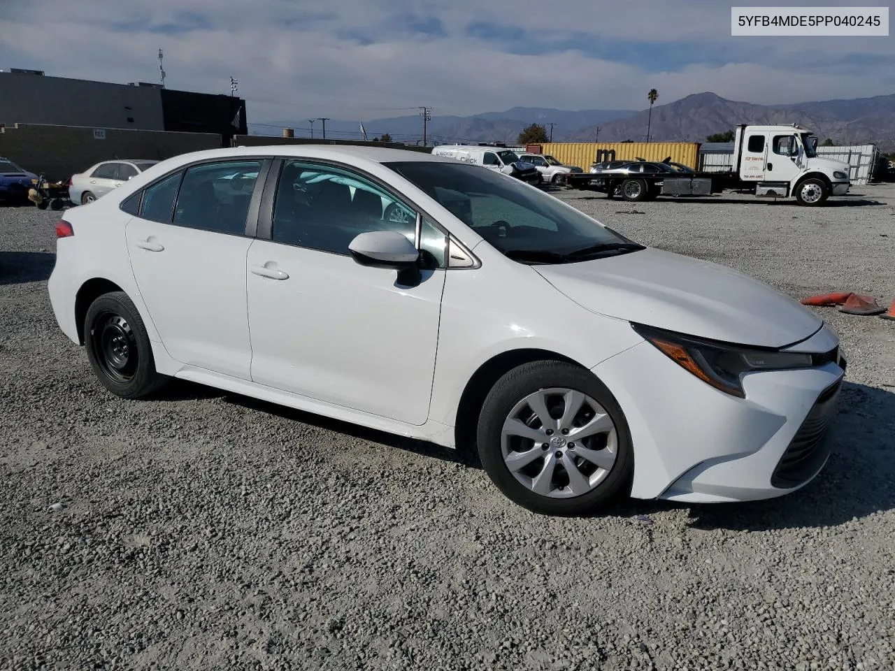 2023 Toyota Corolla Le VIN: 5YFB4MDE5PP040245 Lot: 78954774