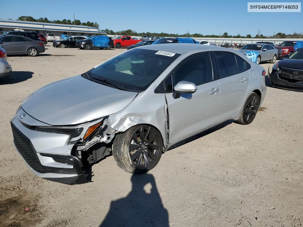 2023 Toyota Corolla Se VIN: 5YFS4MCE8PP148053 Lot: 80156064