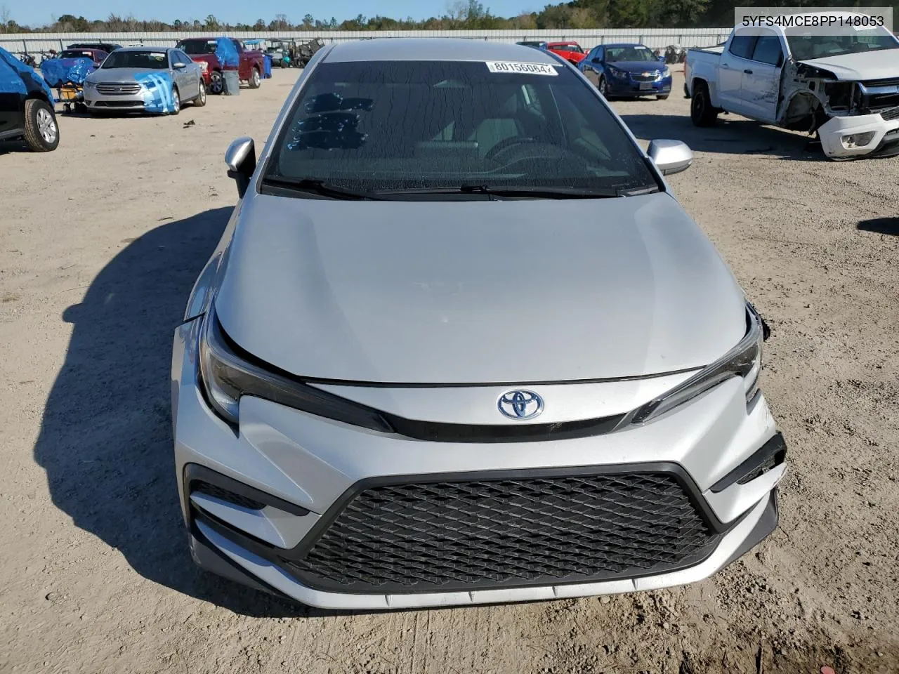 2023 Toyota Corolla Se VIN: 5YFS4MCE8PP148053 Lot: 80156064