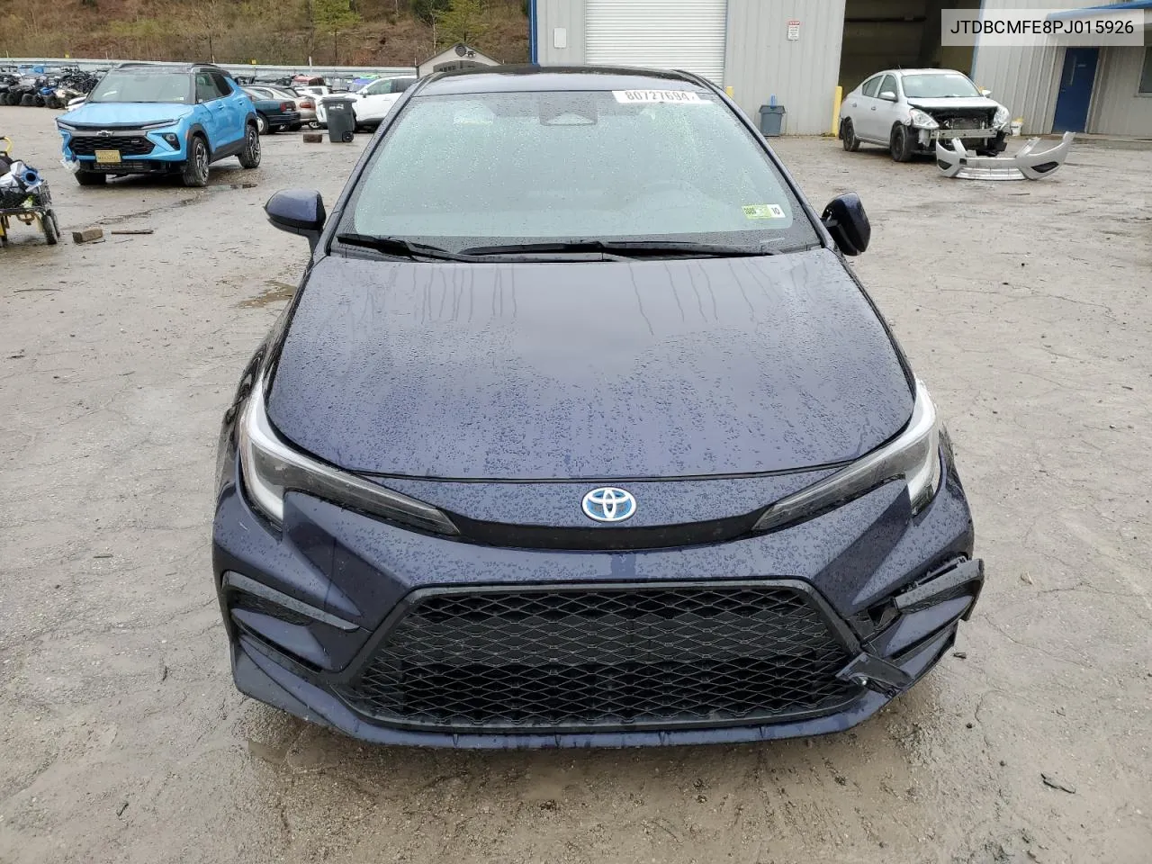 2023 Toyota Corolla Le VIN: JTDBCMFE8PJ015926 Lot: 80727694