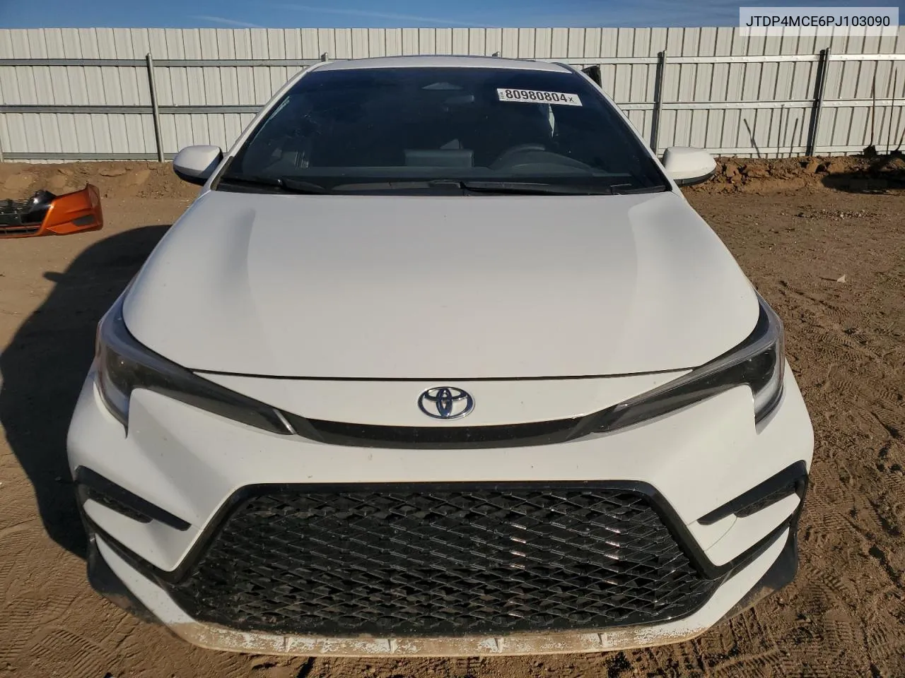 2023 Toyota Corolla Se VIN: JTDP4MCE6PJ103090 Lot: 80980804