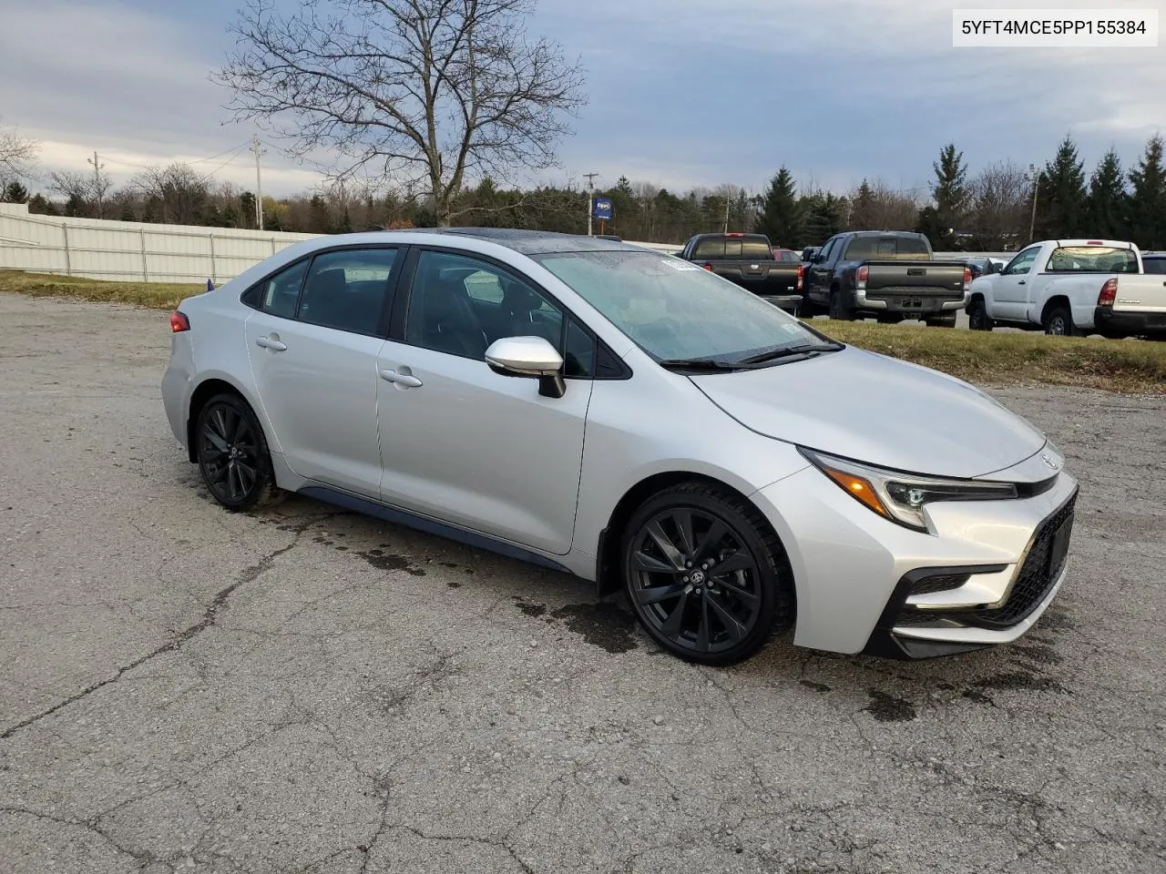 2023 Toyota Corolla Xse VIN: 5YFT4MCE5PP155384 Lot: 81276314