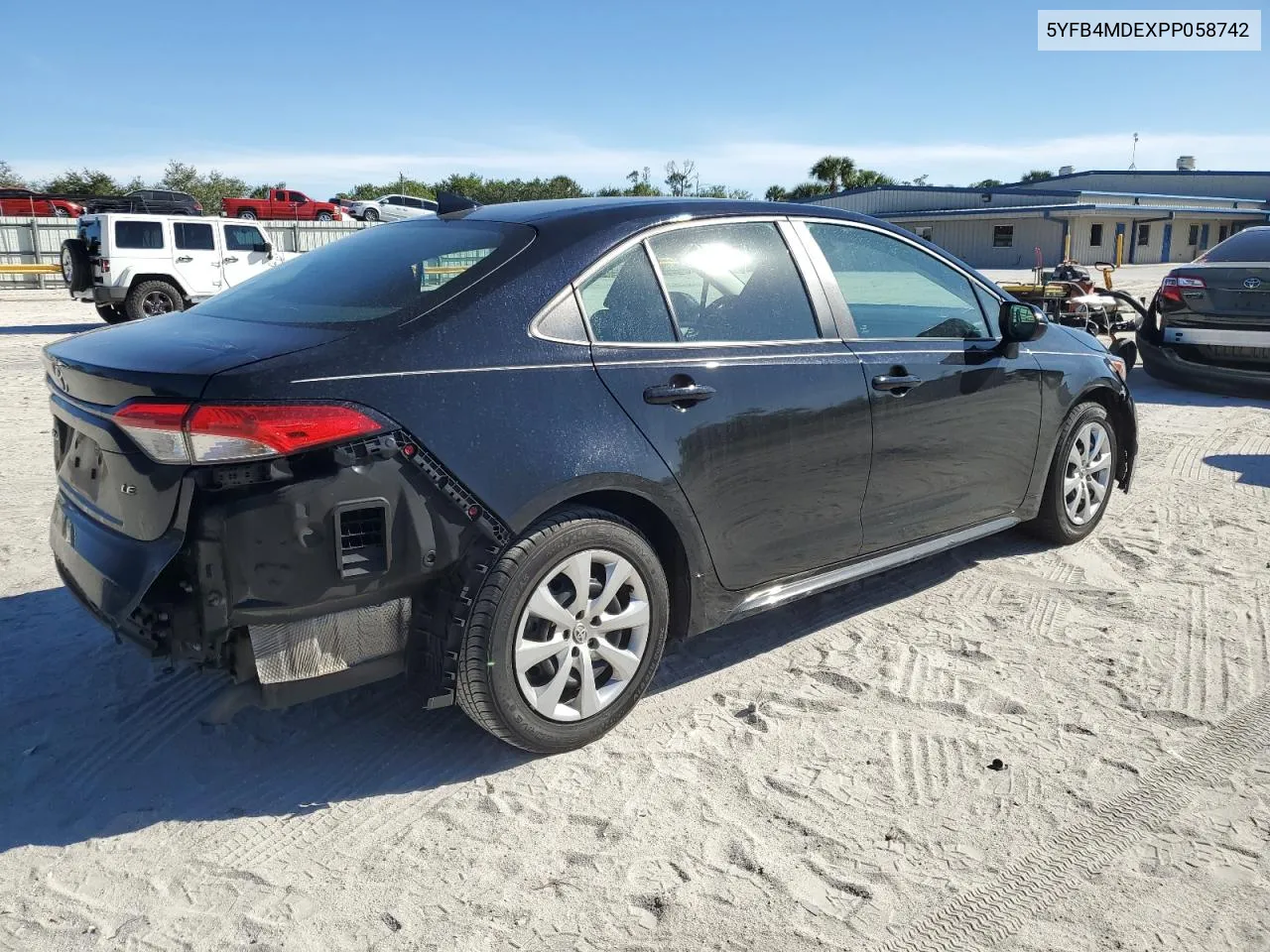 2023 Toyota Corolla Le VIN: 5YFB4MDEXPP058742 Lot: 81764724