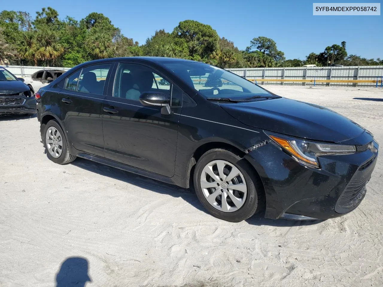 2023 Toyota Corolla Le VIN: 5YFB4MDEXPP058742 Lot: 81764724