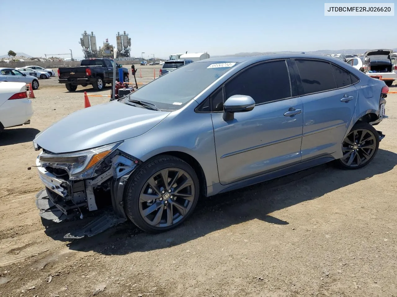 2024 Toyota Corolla Le VIN: JTDBCMFE2RJ026620 Lot: 58550214