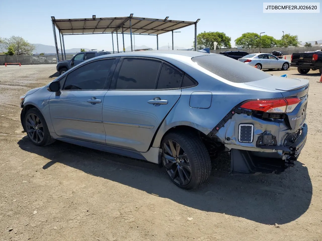 2024 Toyota Corolla Le VIN: JTDBCMFE2RJ026620 Lot: 58550214