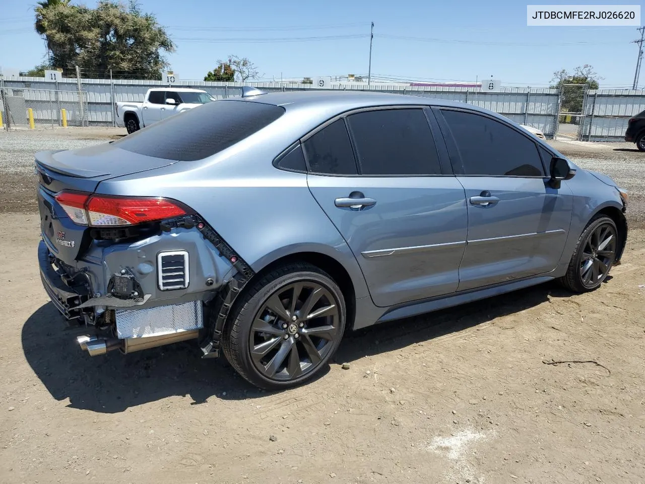 2024 Toyota Corolla Le VIN: JTDBCMFE2RJ026620 Lot: 58550214