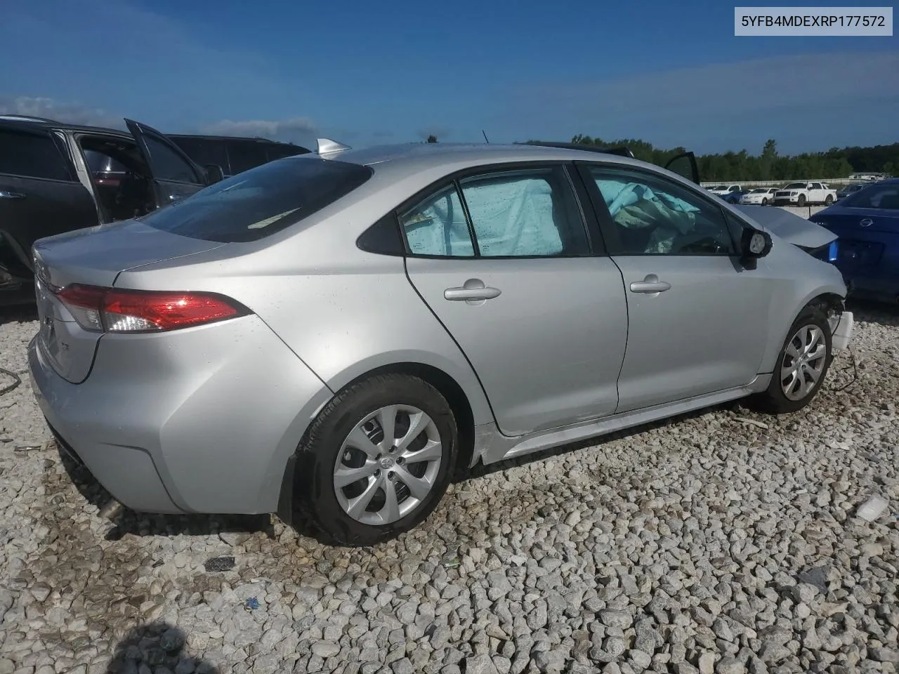 2024 Toyota Corolla Le VIN: 5YFB4MDEXRP177572 Lot: 66244794