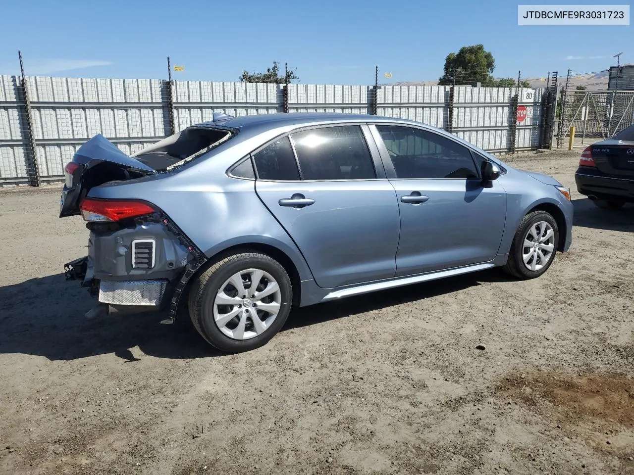 2024 Toyota Corolla Le VIN: JTDBCMFE9R3031723 Lot: 67087054