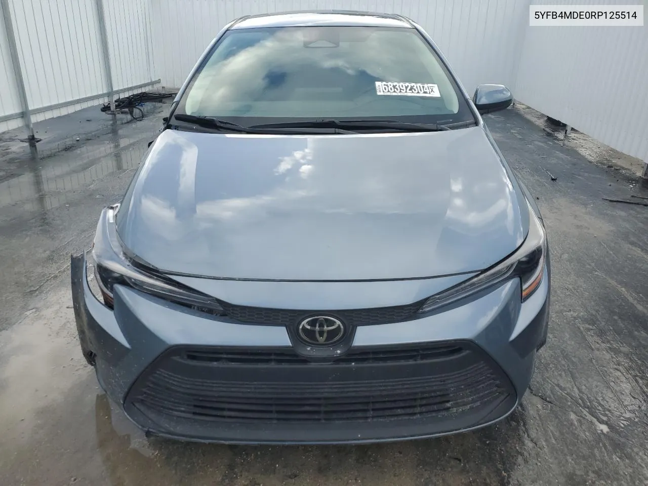 2024 Toyota Corolla Le VIN: 5YFB4MDE0RP125514 Lot: 68392304