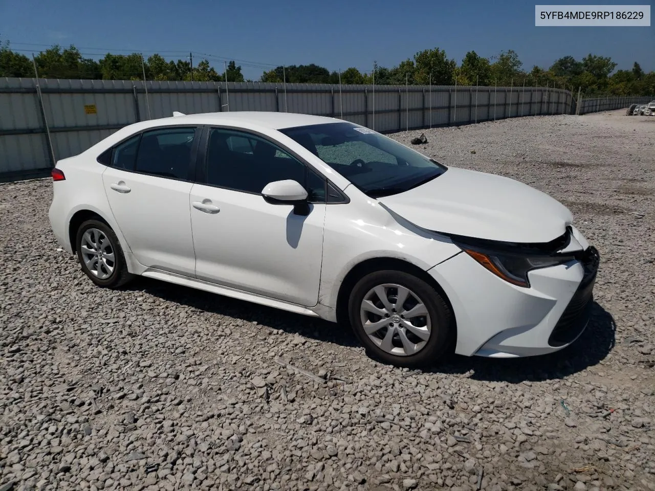 2024 Toyota Corolla Le VIN: 5YFB4MDE9RP186229 Lot: 69033254