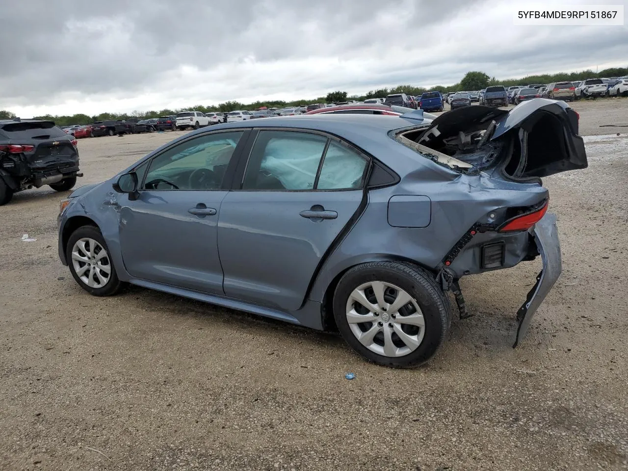 2024 Toyota Corolla Le VIN: 5YFB4MDE9RP151867 Lot: 69782914