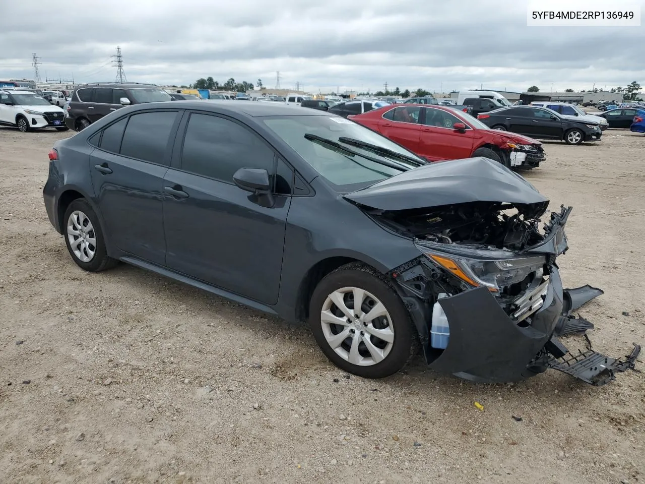 2024 Toyota Corolla Le VIN: 5YFB4MDE2RP136949 Lot: 70005244