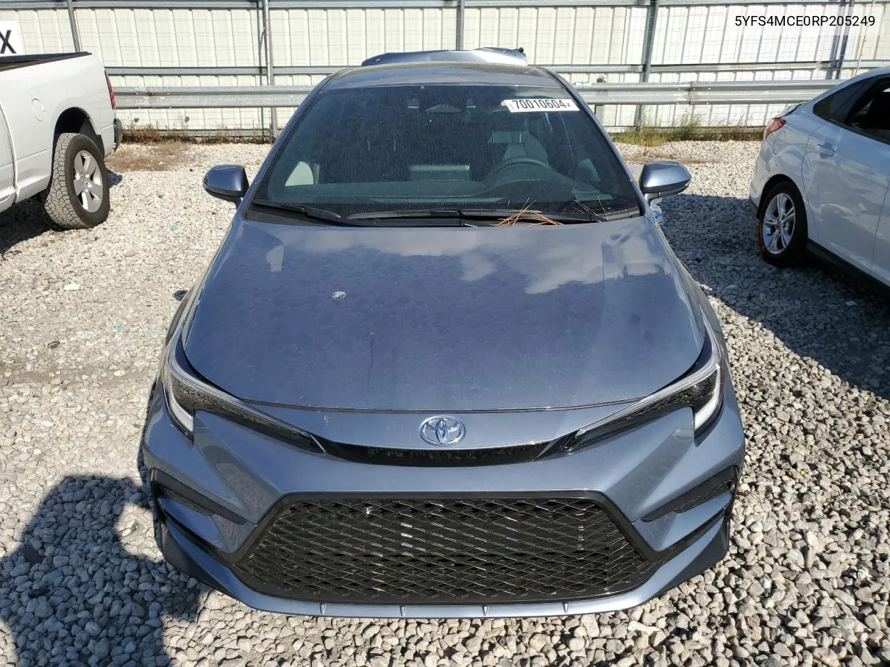 2024 Toyota Corolla Se VIN: 5YFS4MCE0RP205249 Lot: 70010604