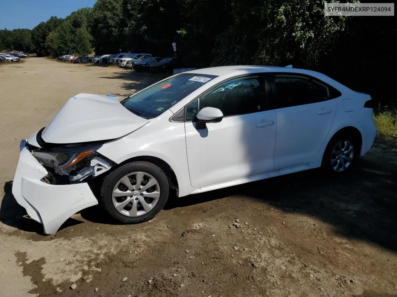 2024 Toyota Corolla Le VIN: 5YFB4MDEXRP124094 Lot: 70253714