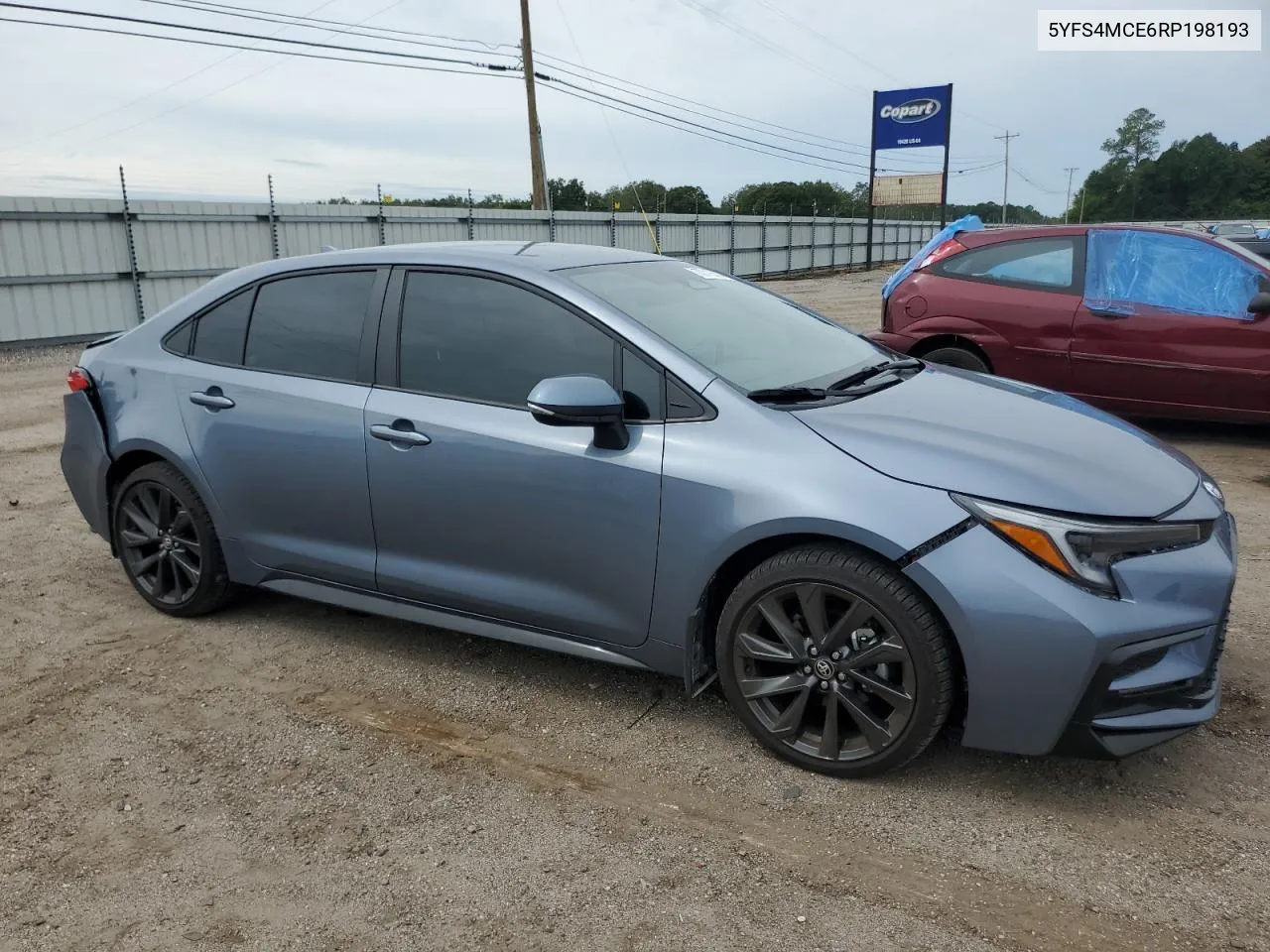 2024 Toyota Corolla Se VIN: 5YFS4MCE6RP198193 Lot: 70713514