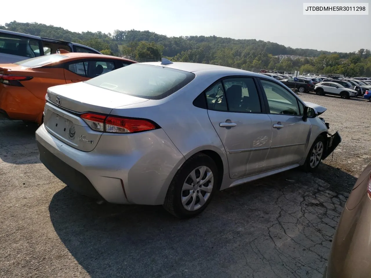 2024 Toyota Corolla Le VIN: JTDBDMHE5R3011298 Lot: 70997404