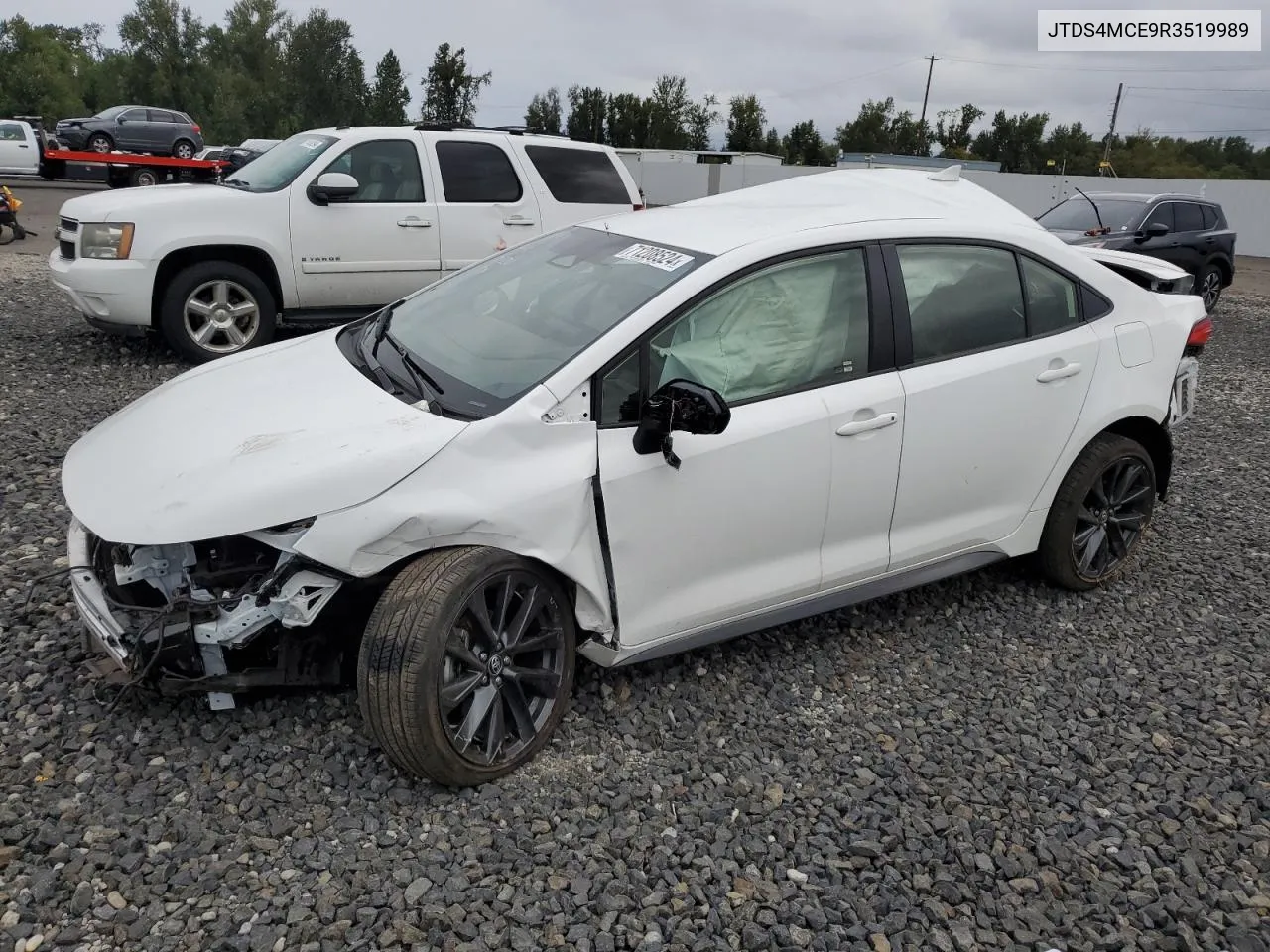 2024 Toyota Corolla Se VIN: JTDS4MCE9R3519989 Lot: 71208524