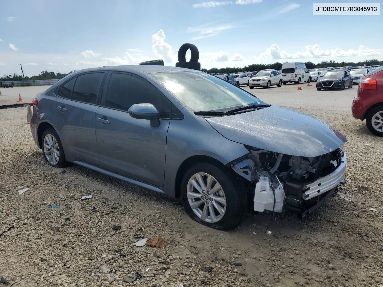 2024 Toyota Corolla Le VIN: JTDBCMFE7R3045913 Lot: 71621484