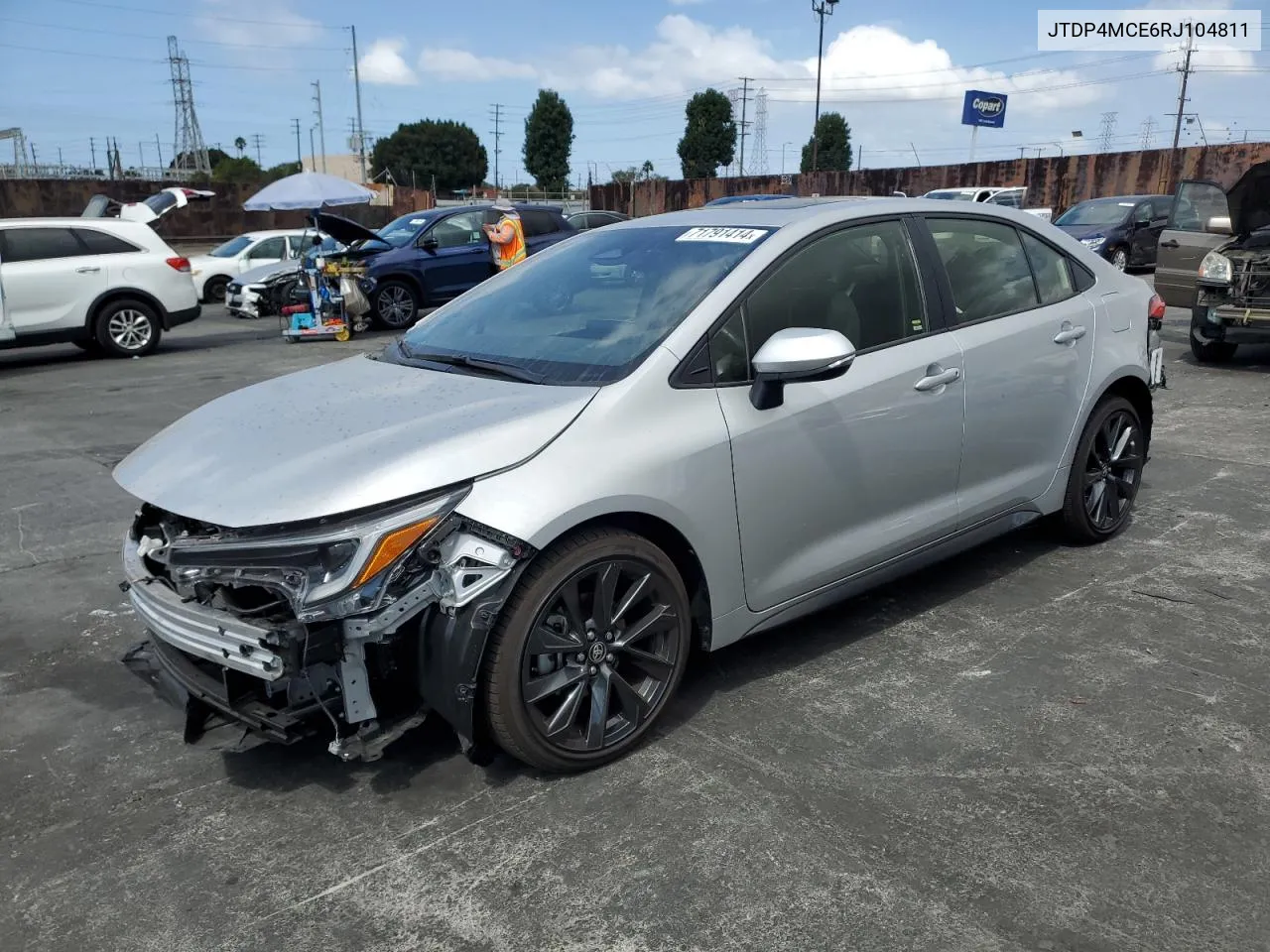 2024 Toyota Corolla Se VIN: JTDP4MCE6RJ104811 Lot: 71791414